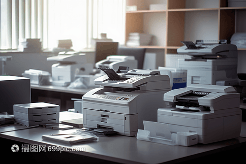 白色辦公通訊設備 簡約之美與高效之選